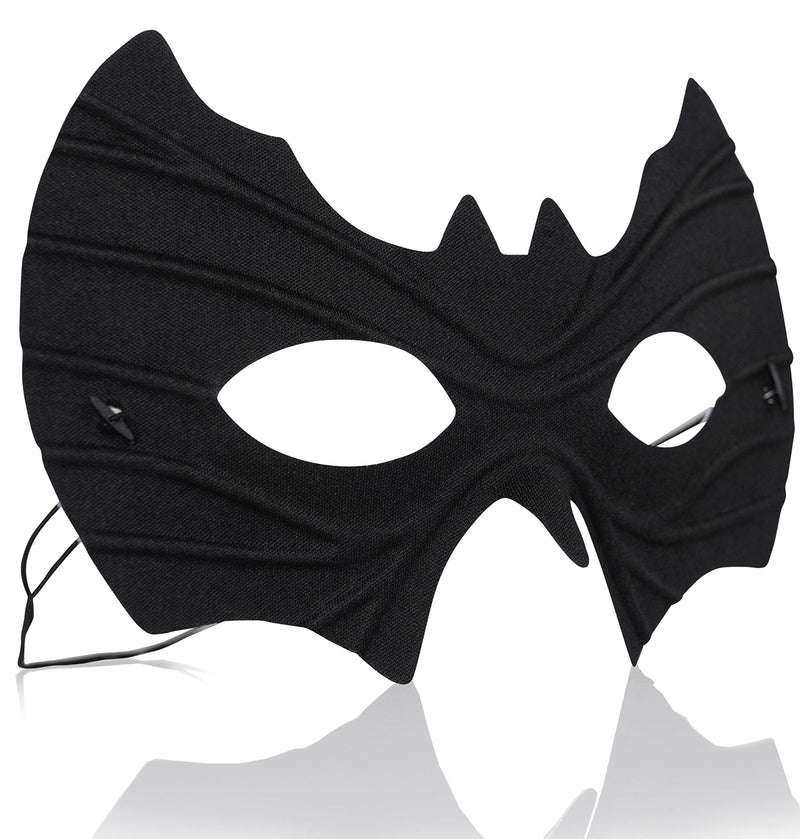 Bat Eye Mask Costume - Superhero Black Bat Face Masks Dress Up Costume Accessories for Adults and Kids