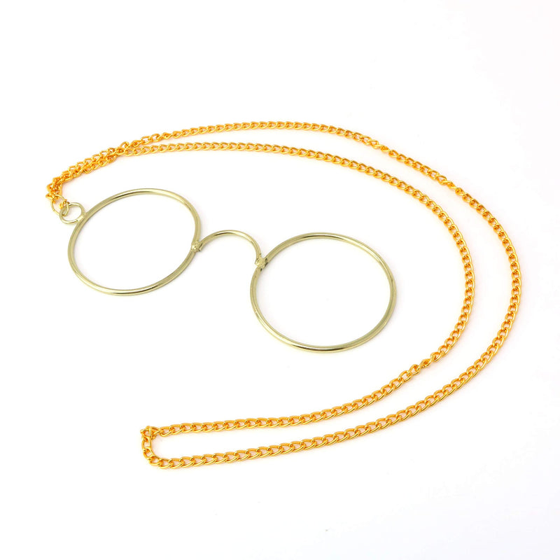 Pince Nez Spectacle Glasses - Theodore Roosevelt Armless Dress Up Glasses - 1 Pair