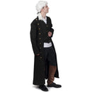 Faux Suede Steampunk Boots - Over The Shoe Brown Costume Boots Accessories with Gold Buttons for Medieval and Renaissance Costumes for Adults and Children