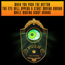 Skeleteen Spooky Door Bell Prop - Halloween Fake Light Up Outdoor Indoor Doorbell - 1 Piece