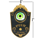 Skeleteen Spooky Door Bell Prop - Halloween Fake Light Up Outdoor Indoor Doorbell - 1 Piece