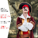 Self Adhesive Party Mustaches - Hairy Fake Black Sticker Mustache - 3 Piece Set