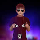 Kids Spy Set Accessories - Cool Spy Gadgets Equipment for Detective Costumes with Sunglasses, Ear Piece, Badge, and Handcuffs