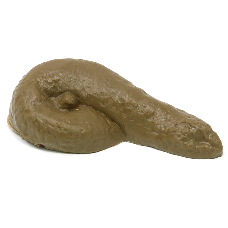 Realistic Fake Poop - for Gags and Pranks - Novelty Joke Plastic Toy for Halloween or April Fools Looks Real - 4.5" Long