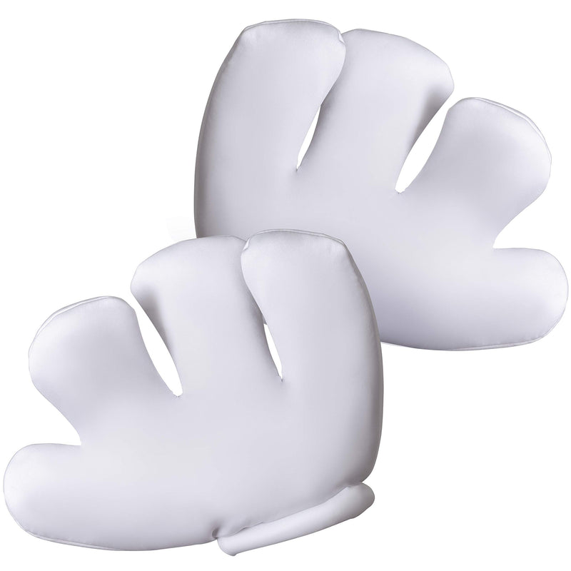 Cartoon Hand Gloves Costume - Giant White Puffy Hands Character Costumes Accessories for Adults and Kids