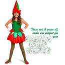 Red and Green Socks - Over The Knee Elf Striped Thigh High Costume Accessories Stockings for Men, Women and Kids