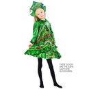 Bow Accent Thigh Highs - Black Over the Knee High Stockings with Green Satin Ribbon Bow Accent for Women and Girls