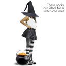 Black and White Socks - Over The Knee Striped Thigh High Costume Accessories Stockings for Men, Women and Kids