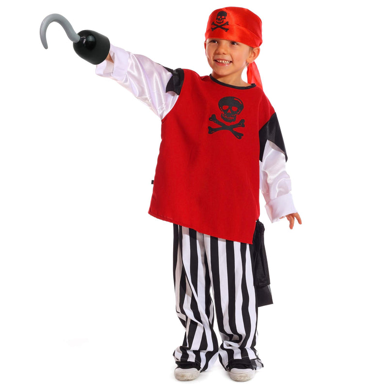 Skeleteen Captain Hook Costume Accessories - Plastic Hook Pirate Costume Accessory - 1 Piece Black