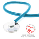 Blue Doctor's Stethoscope Toy - Doctor Or Nurse Pretend Play Costume Accessories and Prop Toys for Kids - 1 Piece