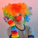Colorful Clown Costume Wig - Multicolored Afro Clown Wig Costume Accessories for Kids and Adults