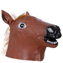 Horse Head Costume Mask - Realistic Brown Animal Head Horse Masks for Adults and Kids