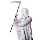 Scythe Staff with Skulls - Grim Reaper Death Scythe Costume Accessories Weapon Prop