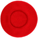 Red French Style Beret - Women's Classic Beret Hat for Casual Use - 1 Piece