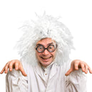 Skeleteen Mad Scientist Costume Wig - Crazy White Wigs for Costumes - 1 Piece