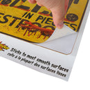 Halloween Bloody Restroom Sign Sticker