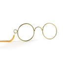 Pince Nez Spectacle Glasses - Theodore Roosevelt Armless Dress Up Glasses - 1 Pair