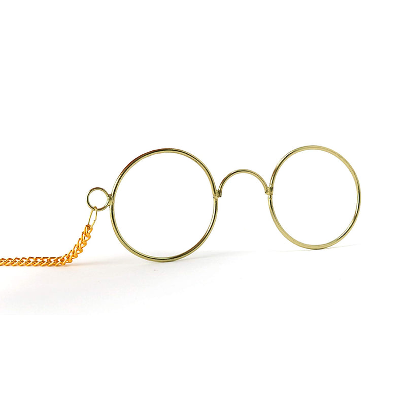 Pince Nez Spectacle Glasses - Theodore Roosevelt Armless Dress Up Glasses - 1 Pair