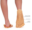 Barefoot Funny Feet Slippers - Jumbo Big Foot Realistic Costume Accessories Shoe Covers for Giant Costumes for Kids and Adults