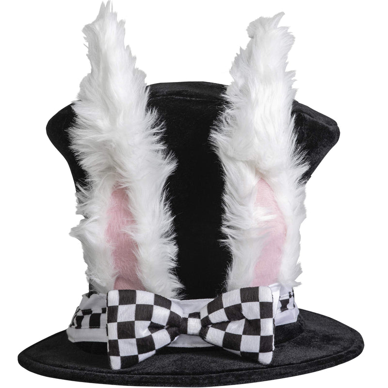Top Hat White Rabbit White Rabbit Top Hat - Bunny Rabbits Dress Up Costume Hat with Ears fo