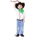 Faux Leather Brown Whip - 6.5' Woven Costume Accessories Whips - 1 Piece