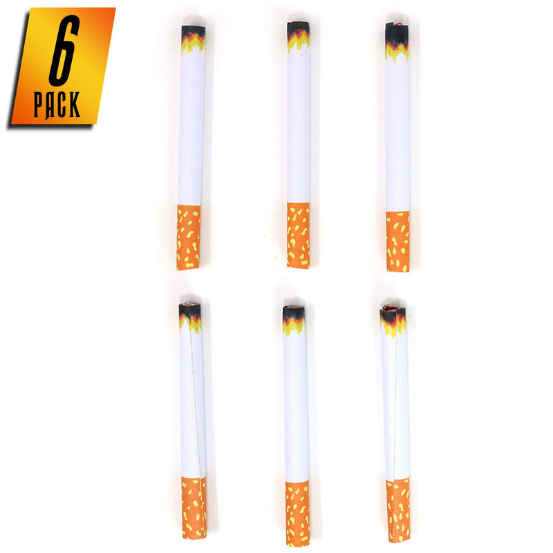 Fake Puff Costume Cigarettes - Child Safe Fun Stunt Cigarette - 6 Pack Fake Puff Costume Cigarettes - Child Safe Fun Stunt Cigarette - 6 Pack