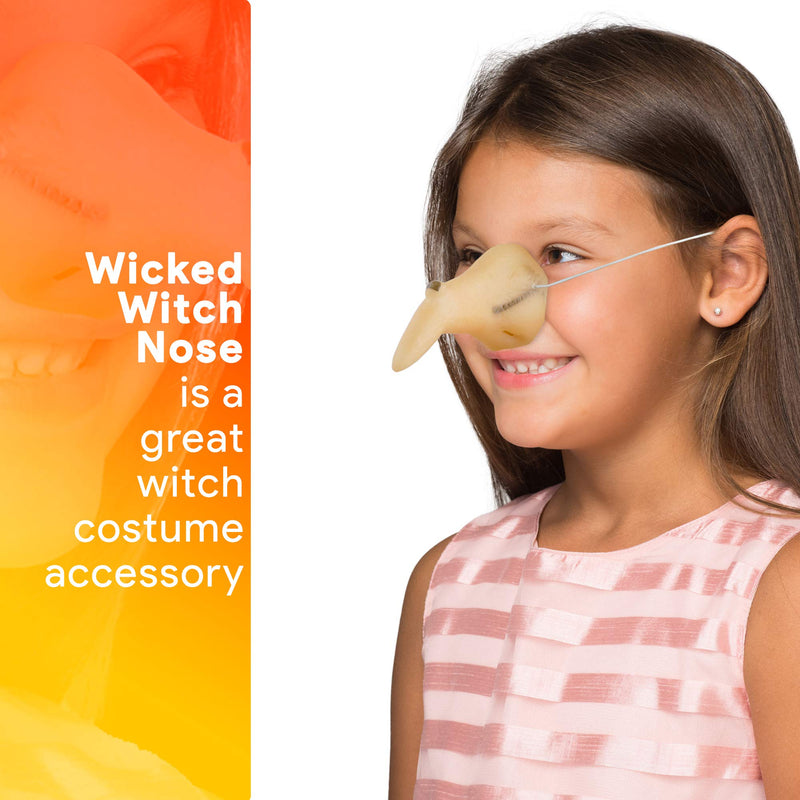 Wicked Witch Costume Nose - Costume Accessories for Witch Costumes - 1 Piece