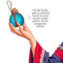 Dark Magic Potion Bottle - Brown Wizard Potions Glass Holder with Cork Stopper and Faux Leather Harness with Holster Loop