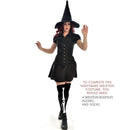 Skeleton Thigh High Socks - Goth Costume Bone Over The Knee High Sock Anatomical Skeletal Spooky Tight Stockings - 1 Pair