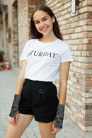 Punk Ripped Arm Warmers - Fingerless Long Sleeve Knitted Warmer Gloves Goth Accessories for Men and Women