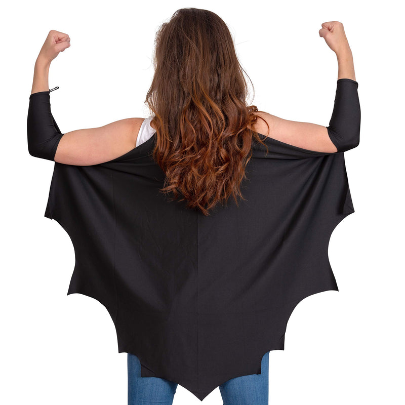 Bat Wings Costume Accessory - Black Wing Set Dress Up Accessories for Dragon, Vampire or Bat Costumes