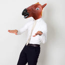 Horse Head Costume Mask - Realistic Brown Animal Head Horse Masks for Adults and Kids