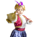 Arabian Genie Oil Lamp - Aladdin's Gold Magic Genie Lamp Costume Accessory - 1 Piece