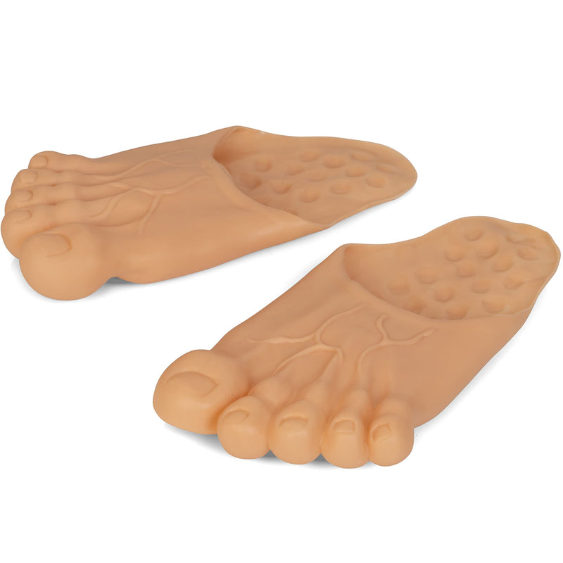 Amazon.com: Skeleteen Barefoot Funny Feet Slippers - Jumbo Big Foot  Realistic Costume Accessories Shoe Covers for Giant Costumes for Kids and  Adults : Clothing, Shoes & Jewelry