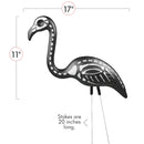 Zombie Skeleton Flamingo Yard Ornaments with Stakes, Pack of 2