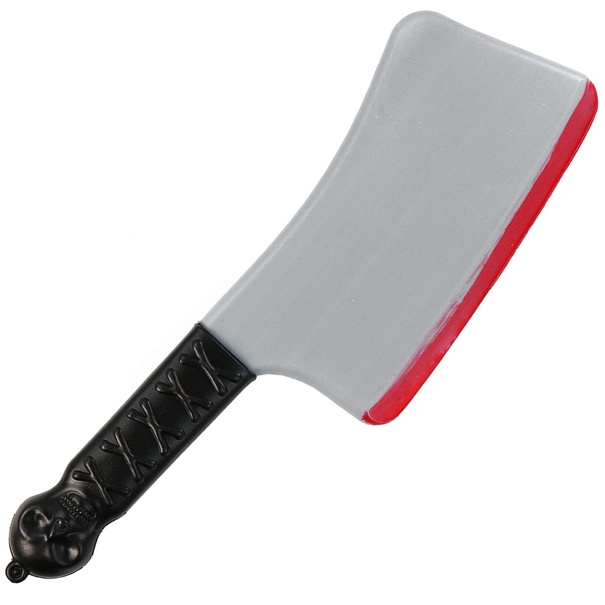 Bloody Cleaver Costume Knife - Fake Weapon Meat Cleaver Prop with Bloo