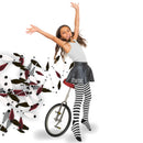 Black and White Socks - Over The Knee Striped Thigh High Costume Accessories Stockings for Men, Women and Kids