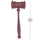 Judge Gavel Costume Accessory - Justice Costume Accessories Props for Courtroom - 1 Piece