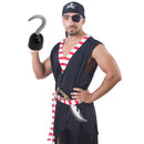Captain Hook Costume Accessories - Plastic Hook Pirate Costume Accessory - 1 Piece Black