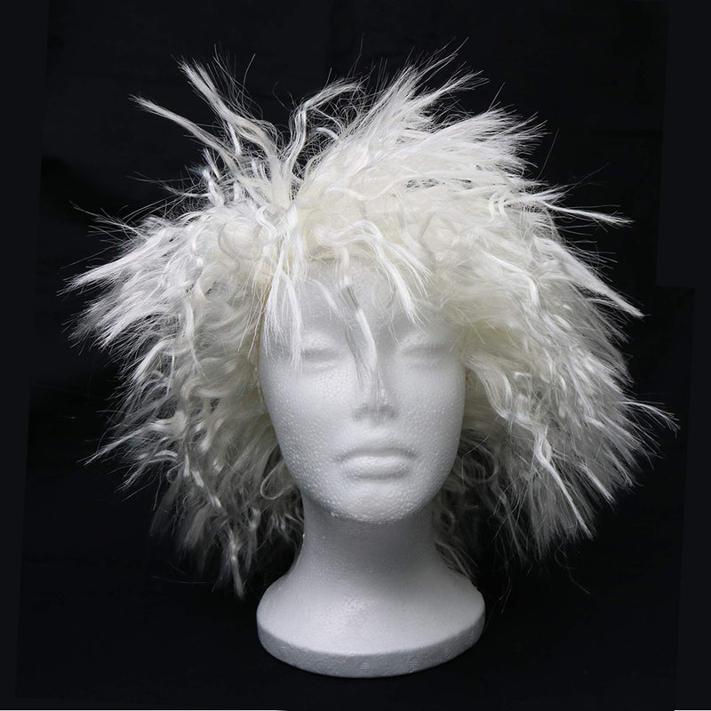 Skeleteen Mad Scientist Costume Wig - Crazy White Wigs for Costumes - 1 Piece
