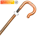 Shepherd's Costume Crook Staff - Shepherd Gold Wood Like Hook Cane for Cosplay and Dress Up