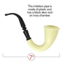 Costume Accessories Pipe Prop - Fake Smoking Pipes for Costumes - 1 Piece