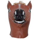Horse Head Costume Mask - Realistic Brown Animal Head Horse Masks for Adults and Kids