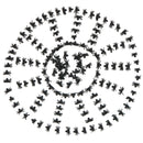 Realistic Spider Table Sprinkles - Fake Spiders for Decorations and Favors - 144 Pieces