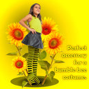 Black and Yellow Socks - Over The Knee Striped Thigh High Costume Accessories Bumble Bee Stockings for Women and Kids