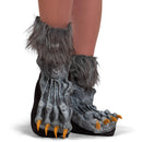 Werewolf Feet Shoe Covers - Silver Grey were Wolf Monster Foot Claws Costume Accessories