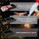 isappearing Card And Box - Magic Prank Illusion Tricks With Card Box and Cards - 1 Set