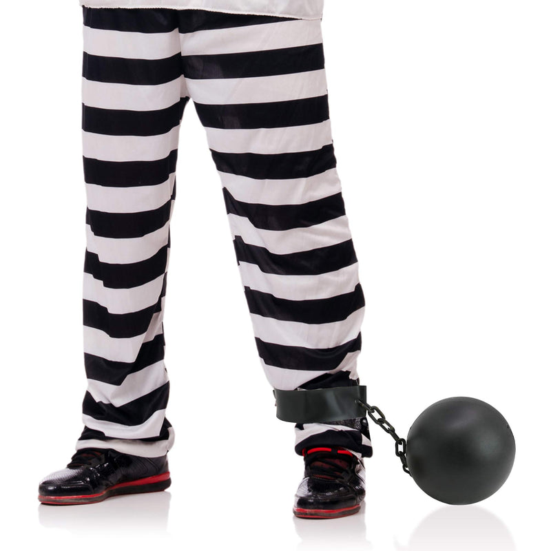 Prisoner Ball and Chain - Prisoner Costume Accessories Prop - 1 Piece