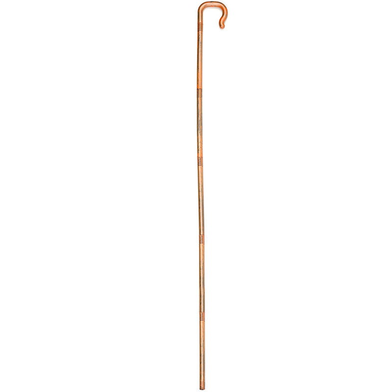 Shepherd's Costume Crook Staff - Shepherd Gold Wood Like Hook Cane for Cosplay and Dress Up