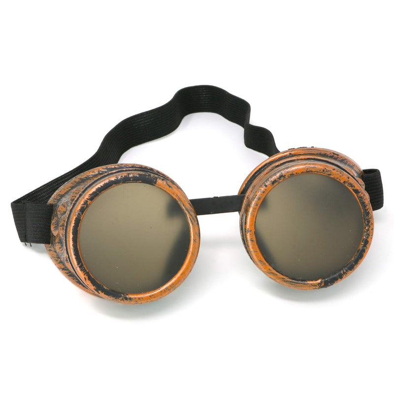 Steampunk Goggles Costume Accessories - Cyber Victorian Welding Glasses - 1 Piece